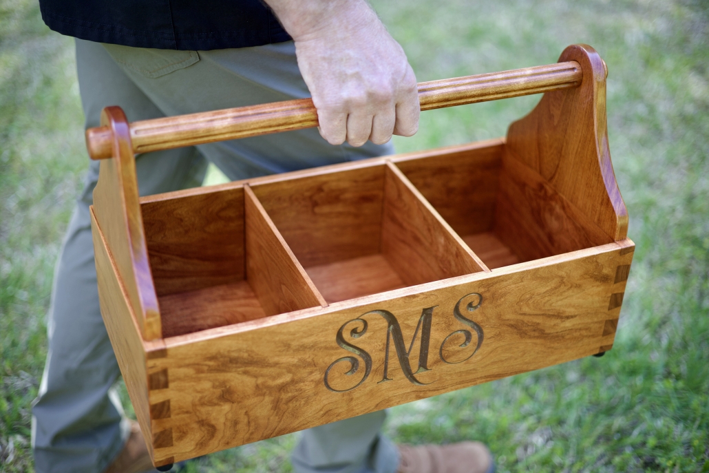 Carved Initials Groom Box